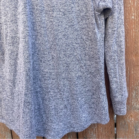 ULTRA FLIRT Women’s Gray Long Sleeve Cowl Neck‎ Sweatshirt Size Small - Picture 12 of 13